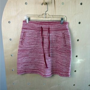 Adventura Women’s Organic Red Heathered Cotton Skirt Small